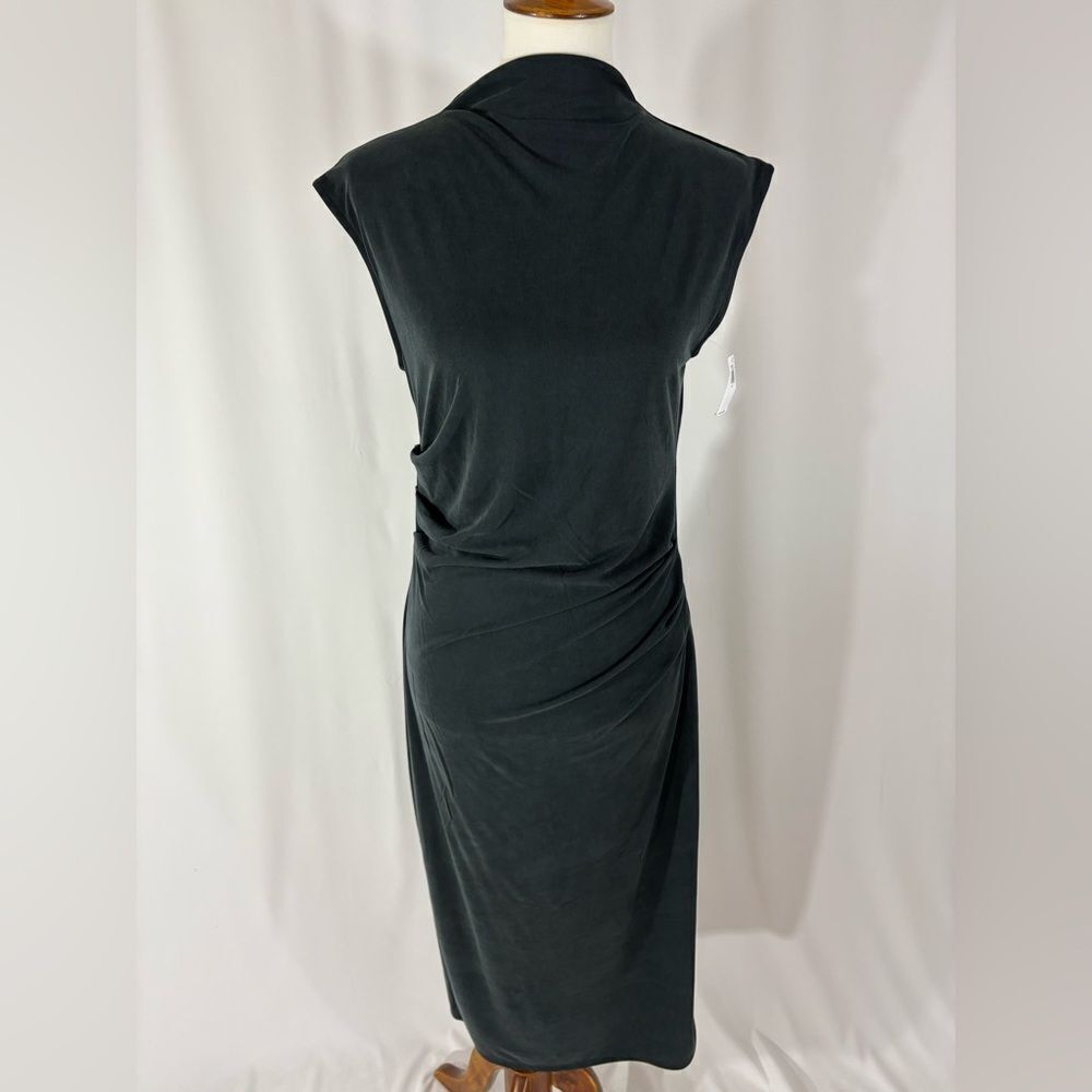 NWT Old Navy Dark Blue Sleeveless Midi Dress